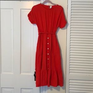 Magaschoni Red MIDI Dress